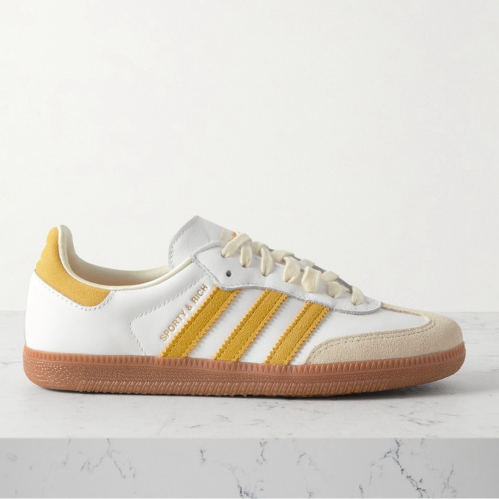 Adidas Samba OG 💛 “SPORTY & RICH - White Bold Gold” sneakers